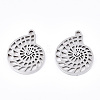 Non-Tarnish 304 Stainless Steel Pendants LS-STAS-T063-211P-2