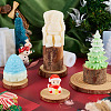 4Pcs 4 Styles DIY Silicone Candle Holder Molds DIY-TA0014-06-9