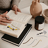 60Pcs 3 Colors Tibetan Style Zinc Alloy Bookmarks FIND-SC0022-42-6