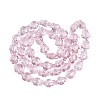 Transparent Glass Beads Strands DGLA-N021-02A-03-2