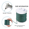 5 Rolls 5 Colors Nylon Braided Cord NWIR-YS0001-01C-3