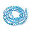Electroplate Glass Beads LS-EGLA-Q091-14mm-A10-2