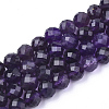 Natural Amethyst Beads Strands G-S345-8mm-010-1