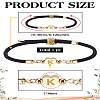1Pc Adjustable Nylon Cord Bracelets for Women Men BJEW-LP0001-30K-2
