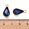 Faceted Glass Rhinestone Pendants FIND-G049-01G-08-3