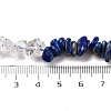 Natural Quartz Crystal & Lapis Lazuli Beads Strands G-L610-A04-01-4