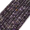 Natural Amethyst Beads Strands G-G278-A02-4x6mm-2
