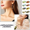 2 Strands Electroplate Opaque Color Glass Beads Strands EGLA-YW0005-26A-6