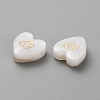 5Pcs Natural White Shell Beads BSHE-TAC0004-02F-2