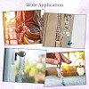 12Pcs 3 Styles Natural Peridot & Quartz Crystal & Green Aventurine & Malachite Chips Pendant Decorations HJEW-GO00101-5