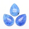Blue Watermelon Stone Glass Cabochons X-G-P393-G03-1