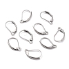 Non-Tarnish 304 Stainless Steel Leverback Earring Findings X-STAS-K233-04P-2