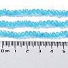 Baking Paint Imitation Jade Glass Bead Strands X-DGLA-A034-J4MM-A13-5