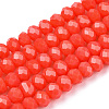 Opaque Solid Color Imitation Jade Glass Beads Strands EGLA-A044-P2mm-D03-1