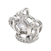 Brass Micro Pave Cubic Zirconia Pendants KK-L229-029P-2