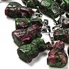 Dyed Natural Marble Pendants G-B127-07P-04-1