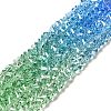 Transparent Glass Bead Strands GLAA-H023-02B-2