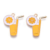 Alloy Enamel Pendants X-ENAM-S115-015-3