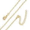 2MMM Brass Cable Chain Necklaces for Women KK-CBA2293-01G-4