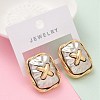 Alloy Stud Earrings EJEW-M092-04G-3