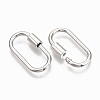 Brass Screw Carabiner Lock Charms LS-KK-T047-07P-3