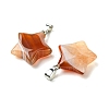 Natural Agate Pendants GG-K002-10F-2
