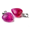 Natural Dyed & Heated Agate Pendants G-I311-A34-4