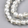 Baking Paint Transparent Glass Beads X1-DGLA-N011-8mm-01-3