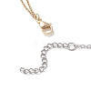 Natural Cultured Freshwater Pearl Rice Pendant 304 Stainless Steel Cable Chain Double Layer Necklaces NJEW-JN05682-5
