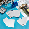 Rectangle 304 Stainless Steel Sheets STAS-WH0044-61B-5