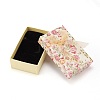 Flower Pattern Cardboard Jewelry Packaging Box X3-CBOX-L007-003C-2