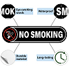 Mini PVC Coated Self Adhesive NO SMOKING Warning Stickers STIC-WH0018-001-3