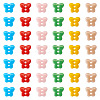 80Pcs 2-Hole Porcelain Buttons PORC-PJ0001-02D-3