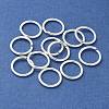 Brass Open Jump Rings KK-M165-7mm-01S-RS-1