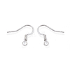 Brass Earring Hooks KK-H102-01P-2