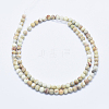 Natural Imperial Jasper Beads Strands G-A175C-4mm-01-2
