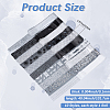 10 Rolls PET Lace Flower Nail Foils Floral Transfer Paper STIC-WH20010-16D-2