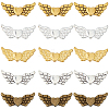 150Pcs 5 Colors Tibetan Style Alloy Angeltee Beads FIND-SC0009-30-1