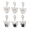50Pcs Angel Glass Pendant Decoration HJEW-JM02645-06-S-1