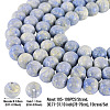1 Strand Baking Paint Glass Beads Strands DGLA-TADJ0001-01B-3
