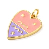 Brass Enamel Pendants LS-KK-Z077-01G-08-2