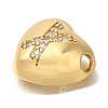 Rack Plating Brass Micro Pave Cubic Zirconia Pendants KK-I722-04G-X-2