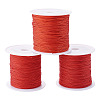 3 Rolls 3 Styles Round Nylon Braided Cord NWIR-TADJ0001-03B-1