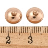 304 Stainless Steel Bead Cap Pendant Bails STAS-G224-24RG-08-3