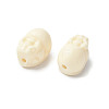 Natural Tagua Beads Jewelry Findings WOOD-V001-07-2