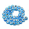 Handmade Evil Eyes Lampwork Beads Strands LAMP-H001-11A-02-2