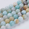 Natural Flower Amazonite Beads X-G-H1431-2-1