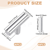 60Pcs Stainless Steel Box Pull Handle AJEW-WA0001-61-2