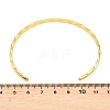 Brass Twisted Cuff Bangle BJEW-P168-F02-2