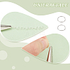 Unicraftale 150Pcs 925 Sterling Silver Open Jump Rings STER-UN0001-01-5